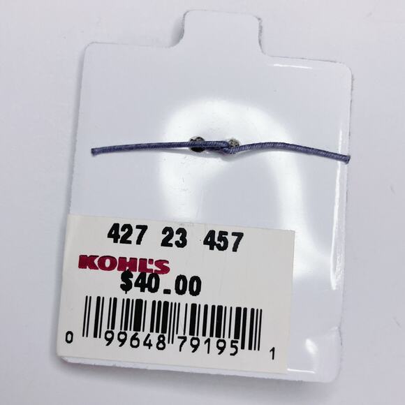 VTG 14K Gold July Birthstone Charm Pendant Necklace Petite Minimalist Dainty - Picture 13 of 13